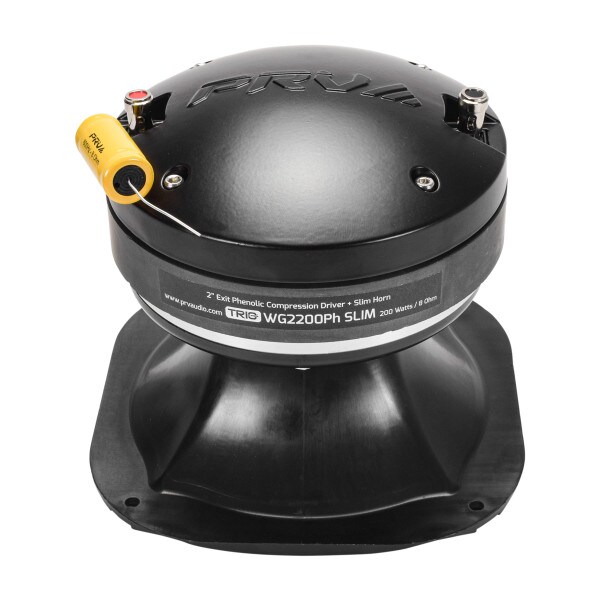 Main product image for PRV Audio WG2200Ph SLIM 2" Midrange Compression Horn Driver with SLIM Horn294-3512